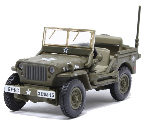 OXFORD DIECAST WILLYS MB JEEP US ARMY 176 MODELAUTO'S MTT