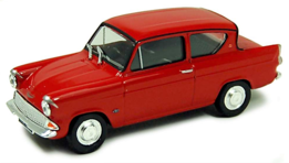 CARARAMA | FORD ANGLIA MKI (ROOD) 1965 | 1:43