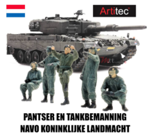 ARTITEC | NL NAVO PANTSER-EN TANKBEMANNING KON. LANDMACHT NEDERLAND (READY MADE) | 1:87
