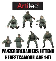 ARTITEC | PANZERGRENADIERS ZITTEND HERFSTCAMOUFLAGE WEHRMACHT (READY MADE) | 1:87