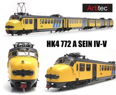 ARTITEC | HK4 772 geel A-sein Telerail ATB AC LokSound IV-V  | 1:87