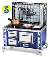 SCHOPPER | BLAUW / ZILVER NOSTALGISCH METAAL KINDERFORNUIS (LUXE) | 1:6