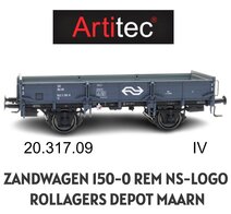 ARTITEC | ZANDWAGEN 150-0 REM NS-LOGO ROLLAGERS DEPOT MAARN IV | 1:87