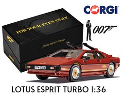 CORGI | LOTUS ESPRIT TURBO JAMES BOND 'FOR YOUR EYES ONLY' 1981 | 1:36