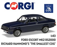 CORGI | FORD ESCORT MK2 RS2000 RICHARD HAMMOND'S THE SMALLEST COG | 1:43