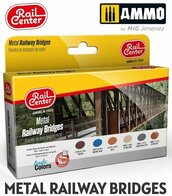 RAIL CENTER | METAL RAILWAY BRIDGES 6 FLESJES | 15 ML