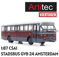 ARTITEC | STADSBUS  CA1 GVB 24  AMSTERDAM (READY-MADE) | 1:87