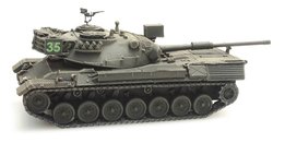 ARTITEC - Leopard 1 voor treintransport Belgisch leger (kant en klaar model) - 1:87