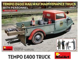 MINIART | TEMPO E400 RAILWAY MAINTENANCE TRUCK WITH PERSONEL | 1:35