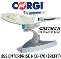 CORGI | STAR TREK USS ENTERPRISE NCC-1701 (REFIT) STAR TREK II 'THE WRATH OF KHAN' | FTB