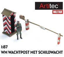 ARTITEC | WEHRMACHT WACHTPOST MET SCHILDWACHT 1X (READY-MADE) | 1:87