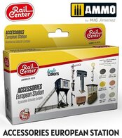 RAIL CENTER | ACCESSOIRES EUROPEAN STATION (6 FLESJES) | 15ML