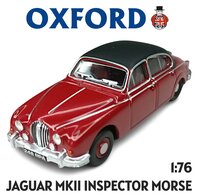 OXFORD DIECAST | JAGUAR MKII INSPECTOR MORSE (248 RPA KENTEKEN) | 1:76