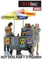 ARTITEC | HOT DOG KAR + 2 FIGUREN (READY-MADE) | 1:87