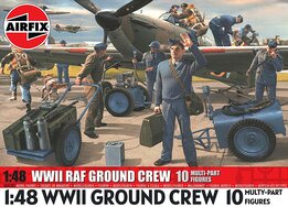AIRFIX | WWII RAF GROUND CREW 10 MULTY-PART FIGURES | 1:48