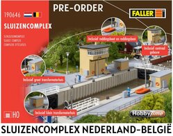 FALLER | SLUIZENCOMPLEX H0 NEDERLAND-BELGIE (EXCLUSIEF MODEL) | 1:87