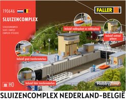 FALLER | SLUIZENCOMPLEX H0 NEDERLAND-BELGIE (EXCLUSIEF MODEL) | 1:87