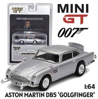 MINI GT | JAMES BOND ASTON MARTIN DB5  'GOLDFINGER' (ENGLISH PACKAGING) | 1:64