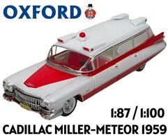 OXFORD | CADILLAC MILLER-METEOR AMBULANCE 1959 | 1:87 / 1:100