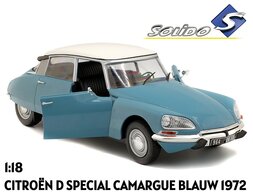 SOLIDO | CITROEN D SPECIAL CAMARGUE BLAUW 1972 | 1:18