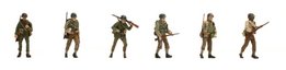 ARTITEC - US INFANTERY 6 FIGUREN (KANT EN KLAAR) - 1:87