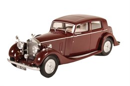 OXFORD DIECAST | ROLLS ROYCE 25/30 TRUPP & MABERLEY (RED) 1936 | 1:43