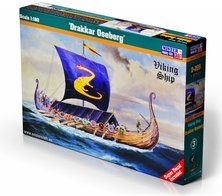 MISTERCRAFT | DRAKKAR OSEBERG VIKING SCHIP (PLASTIC MODELBOUWDOOS) | 1:180