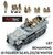 ARTITEC | BEMANNING SD.KFZ.251/1B WINTER 10 FIGUREN (READY-MADE) | 1:87