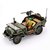 CARARAMA | WILLYS JEEP US ARMY 'WITH FIGURE AND GUN' 1944 | 1:43