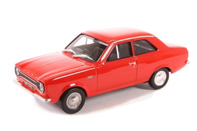 CARARAMA | FORD ESCORT MKI (ROOD) 1968 | 1:43