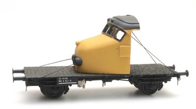 ARTITEC | NS WERKWAGEN NEUS HONDEKOP GEEL | 1:87