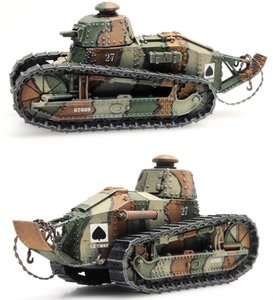 ARTITEC | RENAULT FT "LE TIGRE" 1917 WWI (READY MADE) | 1:87 