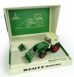 UNIVERSAL HOBBIES | DEUTZ D6005 4WD WITH CAB & FRONT LOADER LIM. ED. 1966 | 1:32