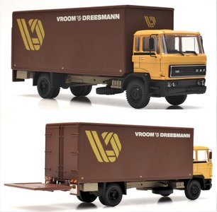 ARTITEC | DAF KANTELCABINE 1982 'VROOM & DREESMAN' V&D (READY-MADE) | 1:87