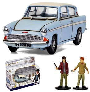 CORGI | HARRY POTTER FLYING FORD ANGLIA + FIGUREN | 1:43