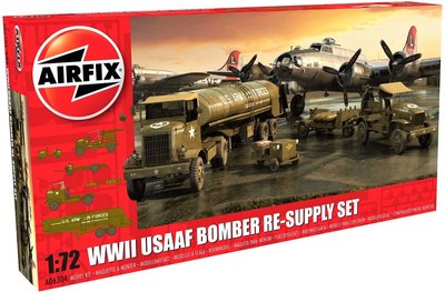 AIRFIX | WWII USAAF 8th AIR FORCE BOMBER RESUPPLY SET | 1:72