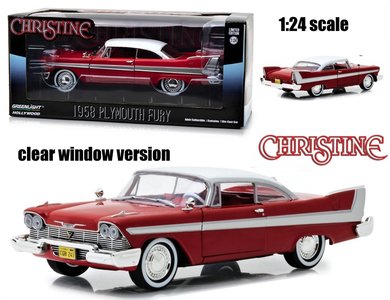 GREENLIGHT | CHRISTINE PLYMOUTH FURY 1958 CLEAR WINDOWS VERSION | 1:24