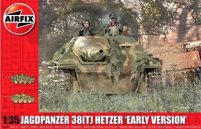 AIRFIX | JAGDPANZER 38(T) HETZER 'EARLY VERSION' (PLASTIC BOUWPAKKET) | 1:35 