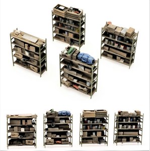 ARTITEC | MAGAZIJN STELLINGKASTEN 4 STUKS (READY-MADE) | 1:87