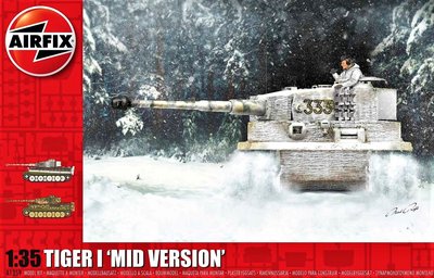 AIRFIX | TIGER I MID VERSION (PLASTIC BOUWPAKKET) | 1:35 