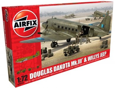 AIRFIX | DOUGLAS DAKOTA MKIII & WILLYS MB JEEP | 1:72