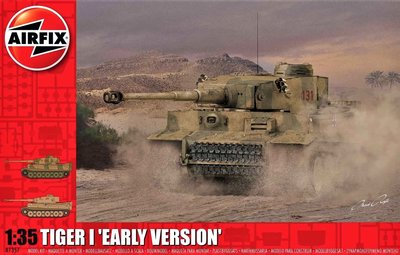 AIRFIX | TIGER I EARLY PRODUCTION VERSION (PLASTICBOUWPAKKET) | 1:35 
