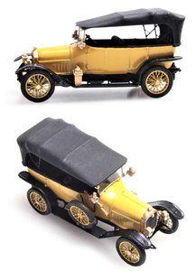 ARTITEC | AUDI 10/28 CIVIEL GEEL GESLOTEN 1911-'17 (READY-MADE) | 1:87 