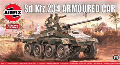 AIRFIX VINTAGE CLASSICS | SD.KFZ.234 ARMOURED CAR WWII | 1:76