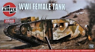 AIRFIX VINTAGE CLASSICS | WWI FEMALE TANK | 1:76