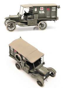 ARTITEC | T-FORD AMBULANCE US ARMY WWI (READY MADE) | 1:87 