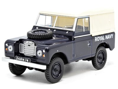 OXFORD DIECAST | LAND ROVER SERIES III SWB CANVAS ROYAL NAVY 1963 | 1:43