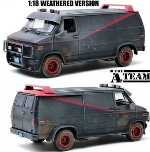 GREENLIGHT | THE A-TEAM GMC VENDURA 1983 WEATHERED VERSION LIM. ED. | 1:18