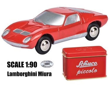 SCHUCO | PICCOLO LAMBORGHINI MIURA IN BLIK LIM.EDITION | 1:90