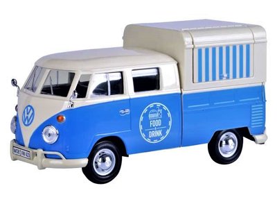 MOTORMAX | VW T1 VOLKSWAGEN FOODTRUCK 'FOOD & DRINK' 1962 | 1:24